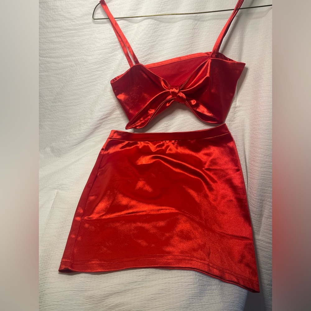 Two-piece Red Set